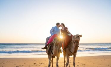 Camel ride experience at Cap Spartel in Tangier, Morocco – a must-do activity for travelers.